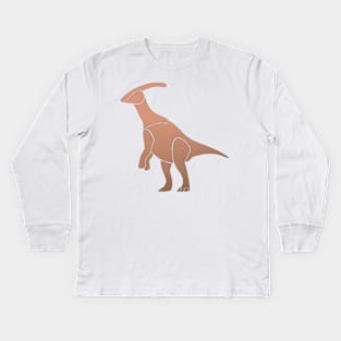 Parasaurolophus Kids Long Sleeve T-Shirt